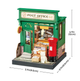 Конструктор 3D міні-будинок Robotime Rolife Century Post Office DS037 - зображення 6