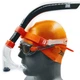 Трубка фронтальная для плавания Zoggs Centre Line Snorkel Черный, оранжевый (465287.BKOR) - изображение 7