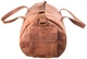 Сумка дорожная кожаная Grande Pelle винтажная коричневая 40 л 55×31×24 см унисекс 56028 - изображение 4
