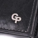 Кошелек унисекс GRANDE PELLE из натуральной кожи черный средний 10 8х11 5 см с монетницей 55766 - изображение 6