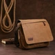 Текстильная сумка для ноутбука 13 дюймов Vintage коричневая через плечо из полиэстера для работы и учебы 70506 - изображение 11