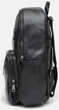 Мужской кожаный рюкзак Borsa Leather черный практичный городской кожаный рюкзак 37×25×16 см 54104 - изображение 4
