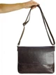 Мужская кожаная сумка-мессенджер Grande Pelle компактный crossbody с клапаном натуральная кожа 51376 - изображение 6