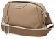 Женская кожаная сумка Borsa Leather стильная беж-сумка через плечо из натуральной кожи 54195 - изображение 4