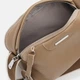 Женская кожаная сумка Borsa Leather стильная беж-сумка через плечо из натуральной кожи 54195 - изображение 5