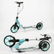 Самокат двухколесный складной с колесами 200мм и дисковым тормозом Scooter City Riding 659 Mint-White - изображение 6