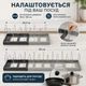 Раздвижной органайзер для крышек, кастрюль и сковородок — подставка для хранения посуды в шкафу, 7 перегородок - изображение 3