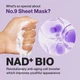 Numbuzin - No.9 NAD Bio Lifting Full Cover Facial Mask - Ліфтингова маска для обличчя з коензимом NAD - 26ml - изображение 4