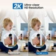 Камера видеонаблюдения Cinnado D1 Wi‑Fi IP 2K 360° для помещения с ночным видением, датчиком движения, двусторонней аудиосвязью, записью на microSD и поддержкой Alexa и Google Home - изображение 8