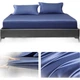 Покрывало для кровати Mercury Home Textile из хлопка, плотность 100 нитей, длинноволокнистый хлопковый сатин, наматрасник, 1,5х2 м - изображение 1