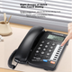 Стационарный телефон CHINO-E с проводным подключением, двойной интерфейс для офиса и дома, без батареек, 8 номеров для быстрого набора, регулировка громкости, громкая связь, обслуживание клиентов в отелях, C199, черный. - изображение 8