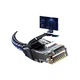 Кабель Ethernet SAMZHE Cat6A, 8 метров, патч-корд из чистой меди, 10-гигабитный, сетевой кабель в хлопковой оплетке для домашнего компьютера, 8-жильная витая пара, совместимость с гигабитными сетями 2,5G, инженерный соединитель, MWD6A080 - изображение 2