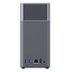Мережеве сховище NAS UGREEN NASync DH2300 A1113054 на 2 відсіки 4GB RAM 1xGbE 1xUSB-C 2xUSB-A - зображення 4