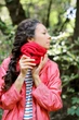 Повязка флисовая Tribe Neck Warmer T-KF-0019 One Size красная - изображение 3