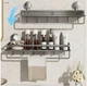 Многофункциональная полка металлическая 50×12×4 см для организации хранения вещей дома и кухни - изображение 9