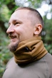 Пов'язка флісова Tribe Neck Warmer T-KF-0024 S-M Койот Зимова Спортивна - зображення 3