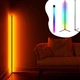 Підлогова кутова лампа Corner Light RGB 120 см LED світильник з пультом для інтер'єру кімнати - зображення 5