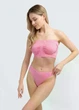 Трусики стрінги жіночі безшовні Giulia STRING BRIEFS COLOR L/XL Pink-rosa, мікрофібра, низька посадка, рожеві - зображення 2
