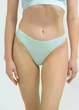 Трусики женские бесшовные Giulia STRING BRIEFS COLOR S/M Green-mint, микрофибра, низкая посадка, зеленые - изображение 6