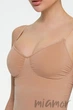 Майка жіноча безшовна з легкою корекцією Giulia CAMI SHAPEWEAR L/XL Бежевий - зображення 3