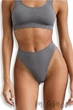 Трусики-стрінг безшовні InSecret String Basic CHISELED STONE L/XL Світло-сірі - зображення 1
