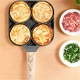 Сковорода с разделителями 4 ячейки для панкейков и яиц EasyBreakfast Pan Без бренду - изображение 6