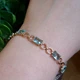 Браслет Xuping Jewelry 6мм длина 17-18.5см медицинское золото позолота 18К 2413 - изображение 3