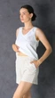 Комплект піжама жіноча Ellen caramel 4570/25/01 L бежевий - зображення 3