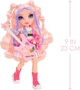 Лялька Rainbow High Jr High Rock Band - Bella, Pink 9” Fashion Doll with Guitar, Белла Пінк рожева 565659-EUC - зображення 2