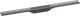 Верхня частина "RainDrain Flex" для душового трапу 800 мм Brushed Black Chrome (56044340) - зображення 1