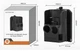 Магнитный держатель Sunnylife для DJI Osmo Pocket 3, быстросьемный, Черный (ZJ761) - изображение 3