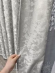 Комплект штор VR-Textil Лен Мрамор 100х270 2шт и Тюль 400х270 1263ш-1675т Светло-серый с белым 71-168/2 - изображение 5