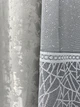 Комплект штор VR-Textil Лен Мрамор 100х270 2шт и Тюль 400х270 1263ш-1672т Светло-серый с белым 71-167/2 - изображение 6