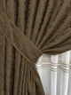 Комплект штор VR-Textil Лен Мрамор 200х270 2шт и Тюль 500х270 1261ш-1429т Коричневый с белым 71-176/6 - изображение 4