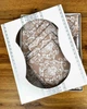 Набір скатертина бавовняна "Вензель" (бежевий) 1.1м х 1.5м + 4 рушника - зображення 1