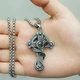 Кулон Хрест зі змією Dragon Cross + ланцюжок із неіржавкої сталі - зображення 3