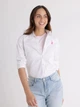 Рубашка хлопковая женская U.S. Polo Assn 215983-YI00A(WHITE) XS Белая (786660738360) - изображение 1