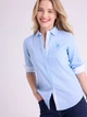 Рубашка хлопковая женская U.S. Polo Assn 215983-YI00A(Classic Blue) XS Голубая (786662152997) - изображение 1