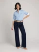 Рубашка хлопковая женская U.S. Polo Assn 215983-YI00A(Classic Blue) XS Голубая (786662152997) - изображение 6