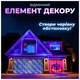 Светодиодная гирлянда штора 400 LED 3 м динамическое управление со смартфона мультиколор HM-4602 - изображение 5