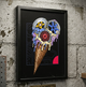 Постер в рамці “Wheel Ice Cream” – JDM Garage Art 30х40см - изображение 2