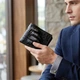 Портмоне CROCODILE LEATHER bg180fash04 из натуральной кожи крокодила Черное - изображение 2