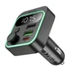 Автомобильный Bluetooth-модулятор HOCO E85 Intelligent 38W с быстрой зарядкой Type-C PD 20W и Quick Charge 3.0 Черный - изображение 1