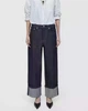 Джинси жіночі COS facade turn-up straight-leg jeans 1224871005 29 Синій - изображение 2