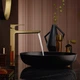 Смеситель для раковины HANSGROHE Metropol золото 32512990 донный клапан Push-Open - изображение 4