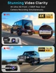 Navycrest Q7 – 4K + 1080p Wi-Fi Dash Cam (Передня + Задня Камери) - зображення 2
