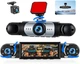 Автомобильный видеорегистратор 4 Channel Dash Cam 1080P + 3 камеры, ночное видение, IPS дисплей 3.16” - изображение 1