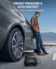 Автомобільний компресор AstroAI CZK-3631 12V з цифровим дисплеєм, автостоп, до 100 PSI - зображення 5
