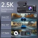 Відеореєстратор Ecomoment S90 2.5K + 1080P (передня та задня камера, Wi-Fi, 32GB) - зображення 3