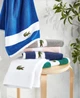 Набір 6 махрових рушників Lacoste для ванної 132х76 см х 2 шт +  40х76 см х 2 шт +  33х33 см х 2 шт Home Heritage Sport Stripe Білий (1159865042) - зображення 6